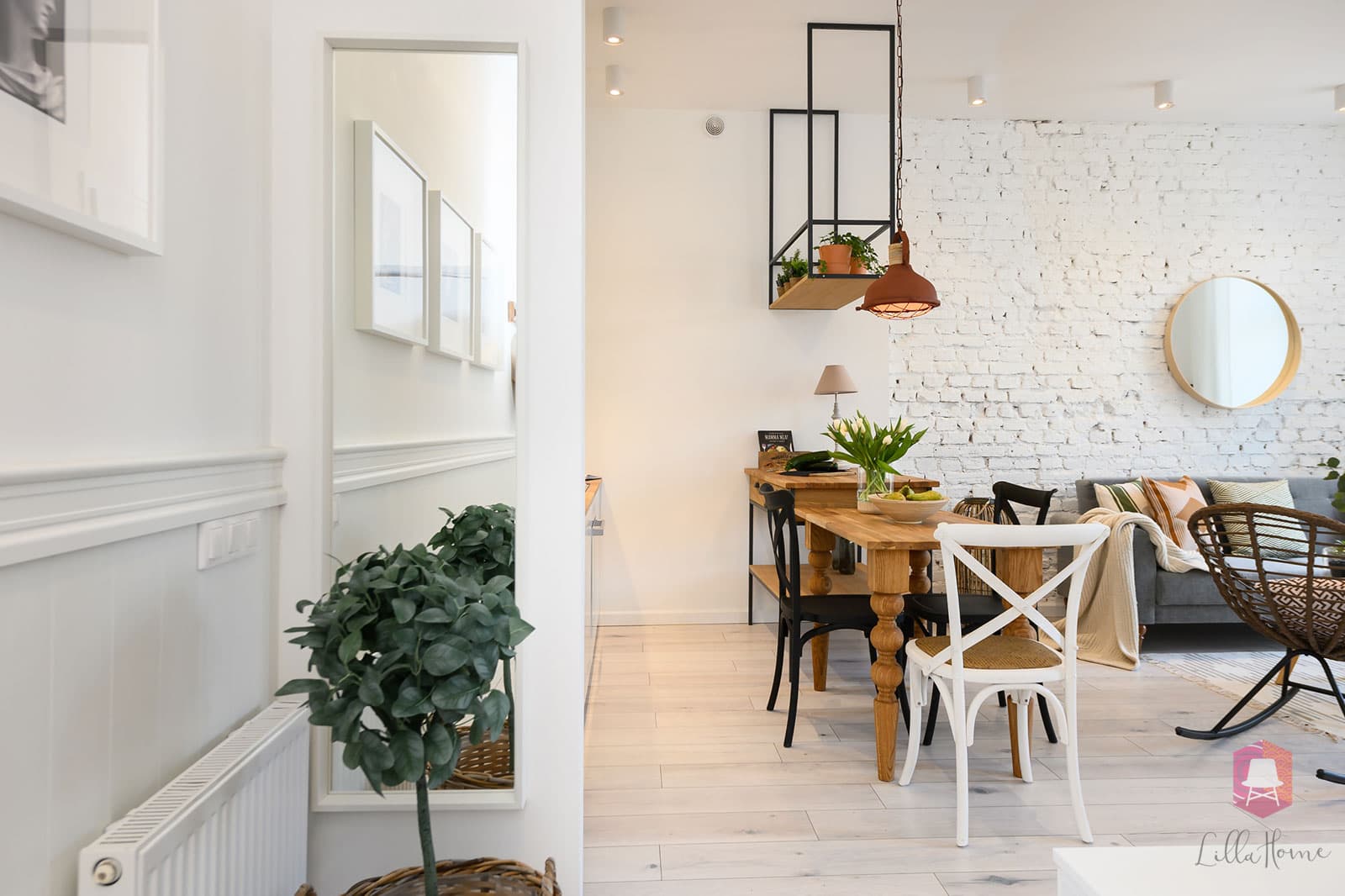 aneks kuchenny mieszkania Lilla Home - artykuł blogowy z realizacji Inspirujący artykuł blogowy o mieszkaniu Lilla Home - aneks kuchenny